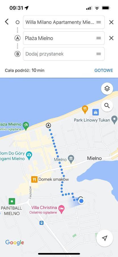 Willa Milano Mielno  Εξωτερικό φωτογραφία